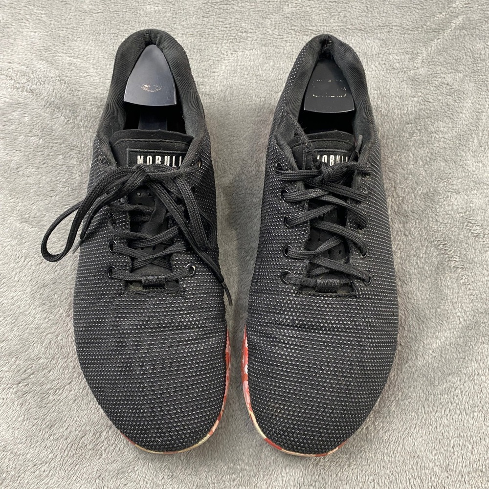NOBULL Sneakers Men's 12 Womens 13.5 Black Outwork Trainers Camo Sole Casual Gym